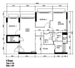 Blk 420A Waterfront II @ Northshore (Punggol), HDB 4 Rooms #622091131